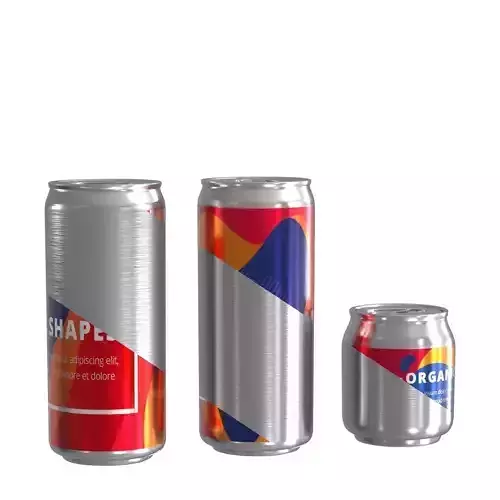 3D Soda Can High Quality Model
