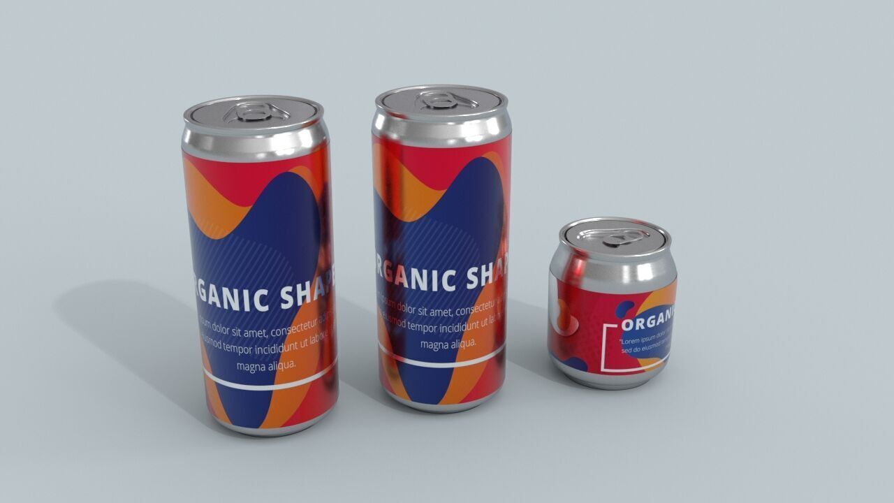 3D Soda Can High Quality Model 3D model_5