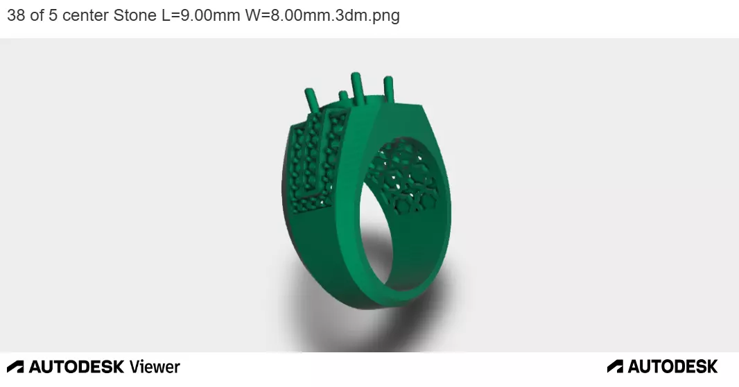 Hexa Vault Ring 3D print model_0
