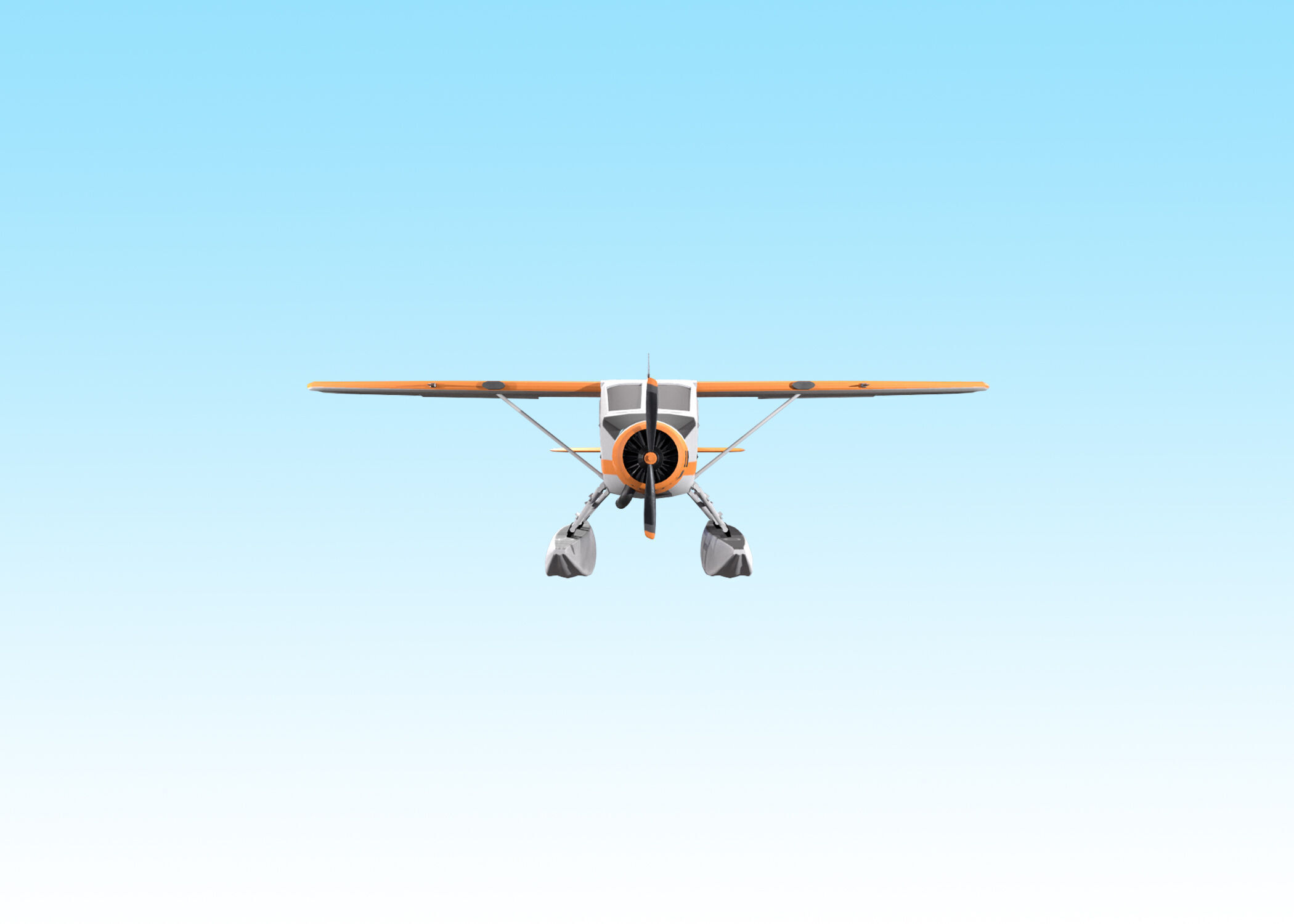 3D Planes Low-poly 3D model_2