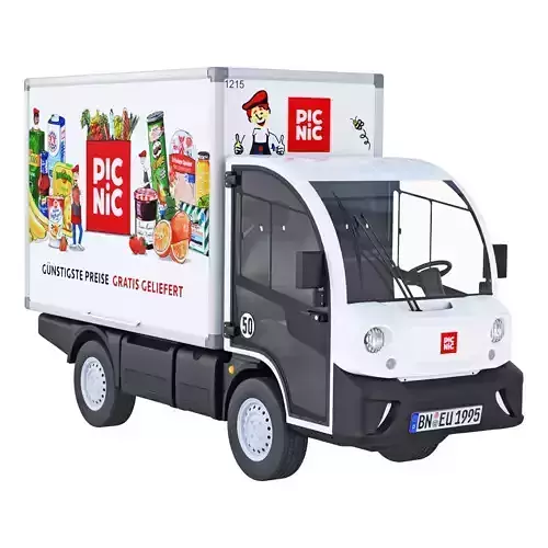 Electric delivery truck Picnic 3D model