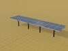 Agricultural photovoltaic 90 degrees Package 3D Model Collection_3