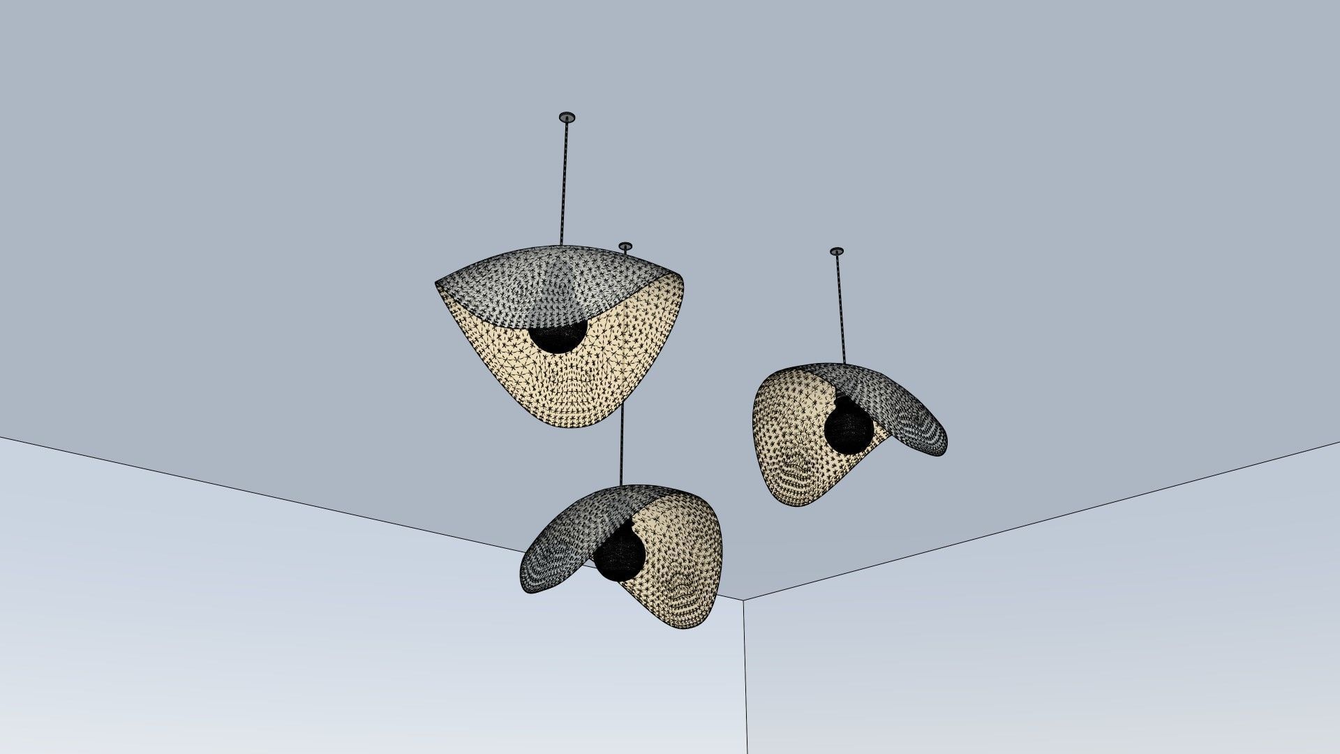 Modern Ceiling Pendant Lamps 3D model_6