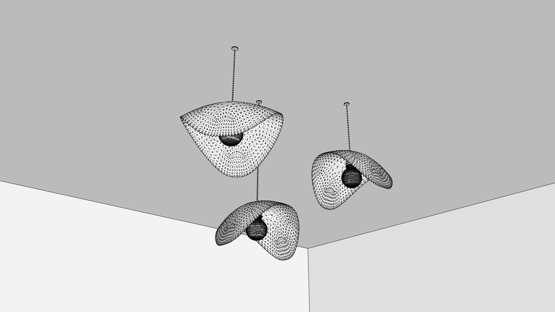 Modern Ceiling Pendant Lamps 3D model_4
