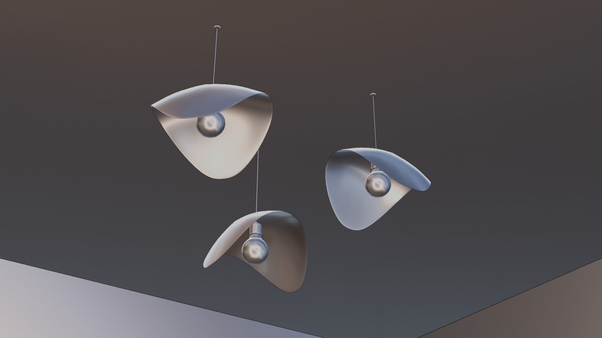 Modern Ceiling Pendant Lamps 3D model_13