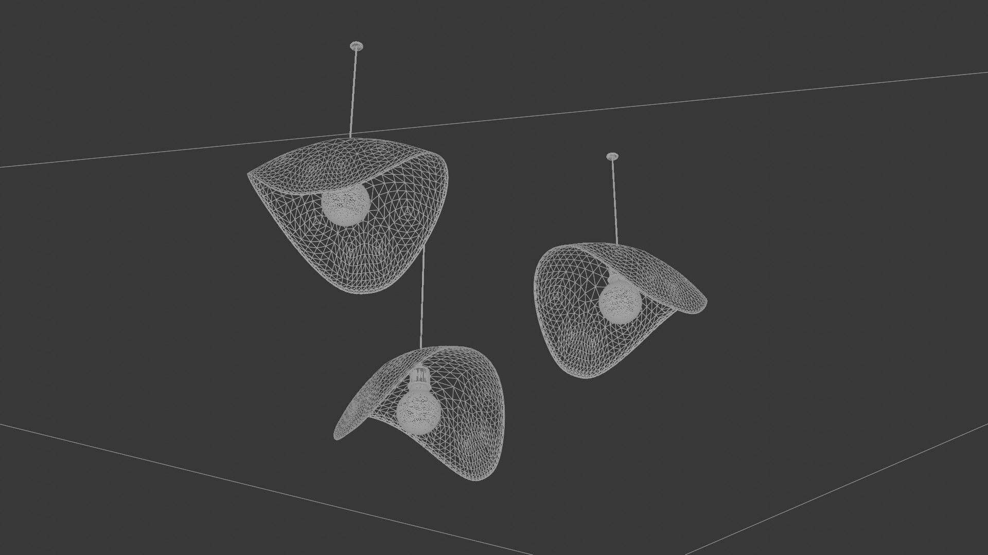 Modern Ceiling Pendant Lamps 3D model_17