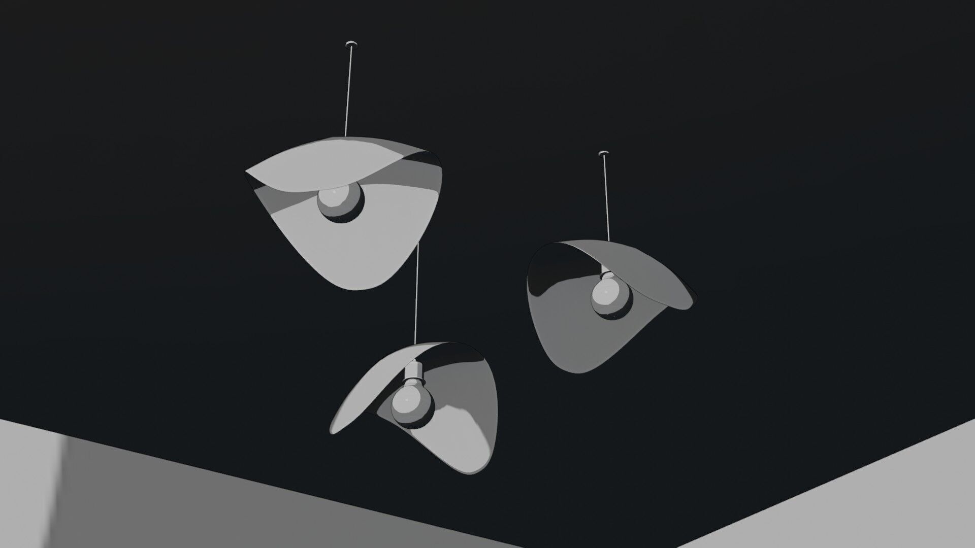 Modern Ceiling Pendant Lamps 3D model_14