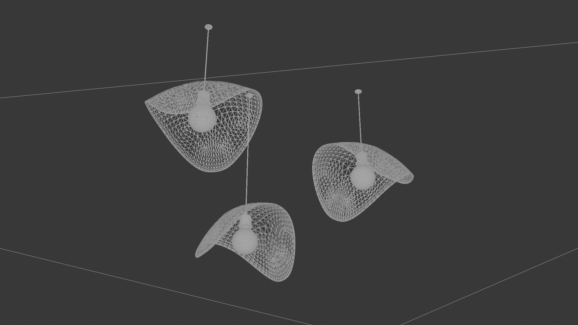 Modern Ceiling Pendant Lamps 3D model_16