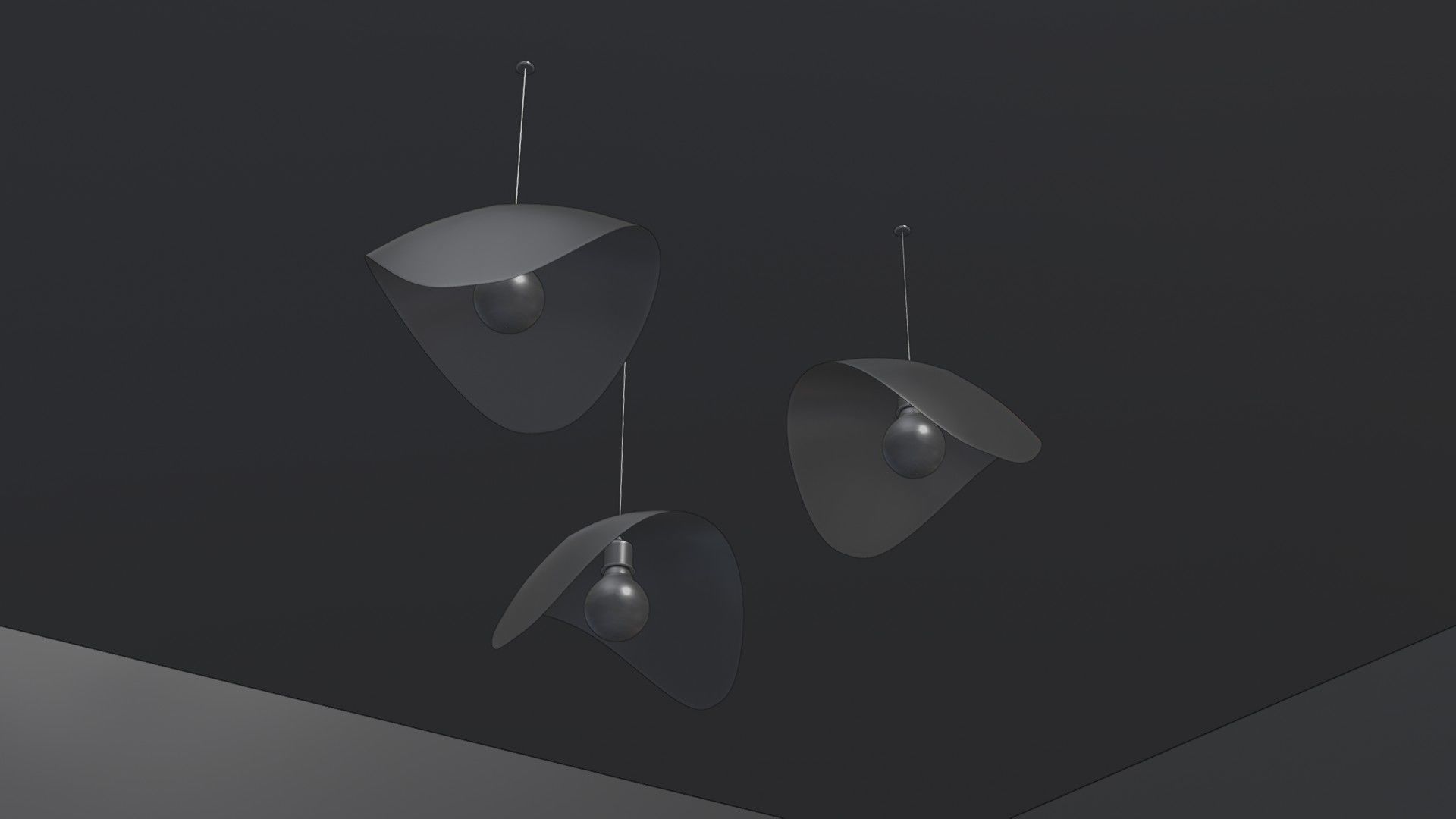 Modern Ceiling Pendant Lamps 3D model_12