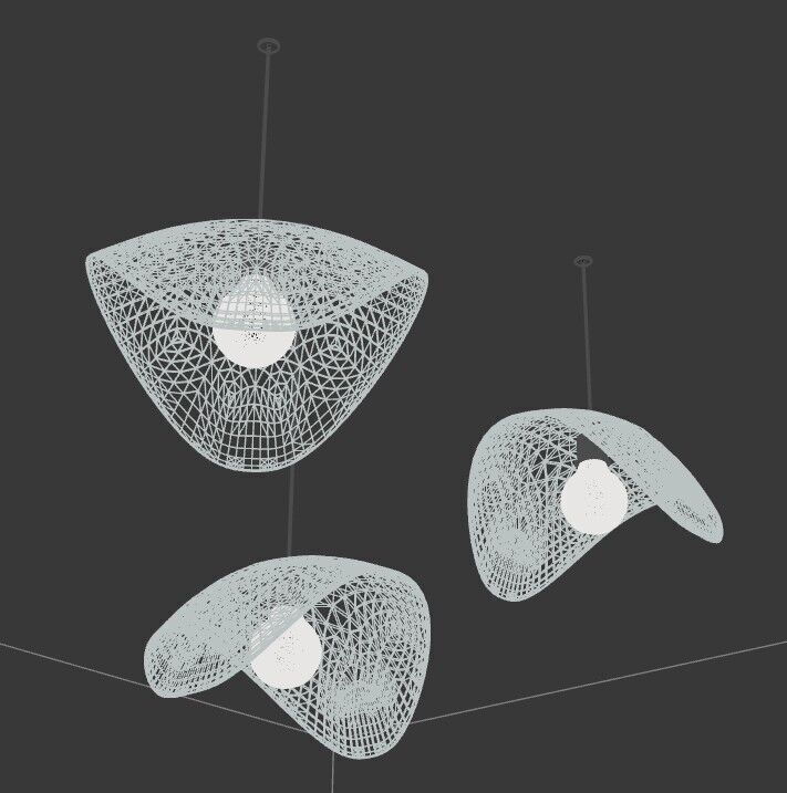 Modern Ceiling Pendant Lamps 3D model_24