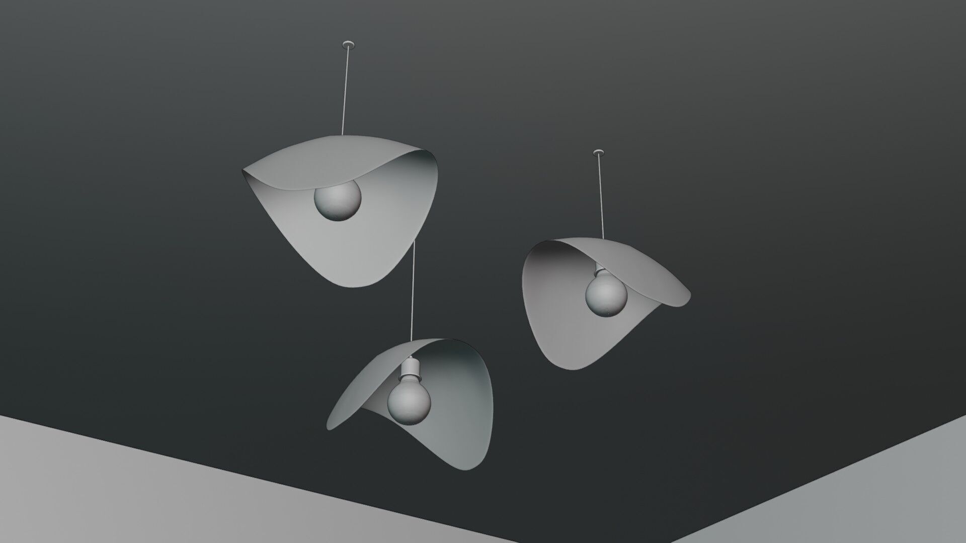 Modern Ceiling Pendant Lamps 3D model_7