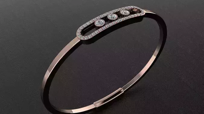Messika bracelet 3d printing model 3D print model