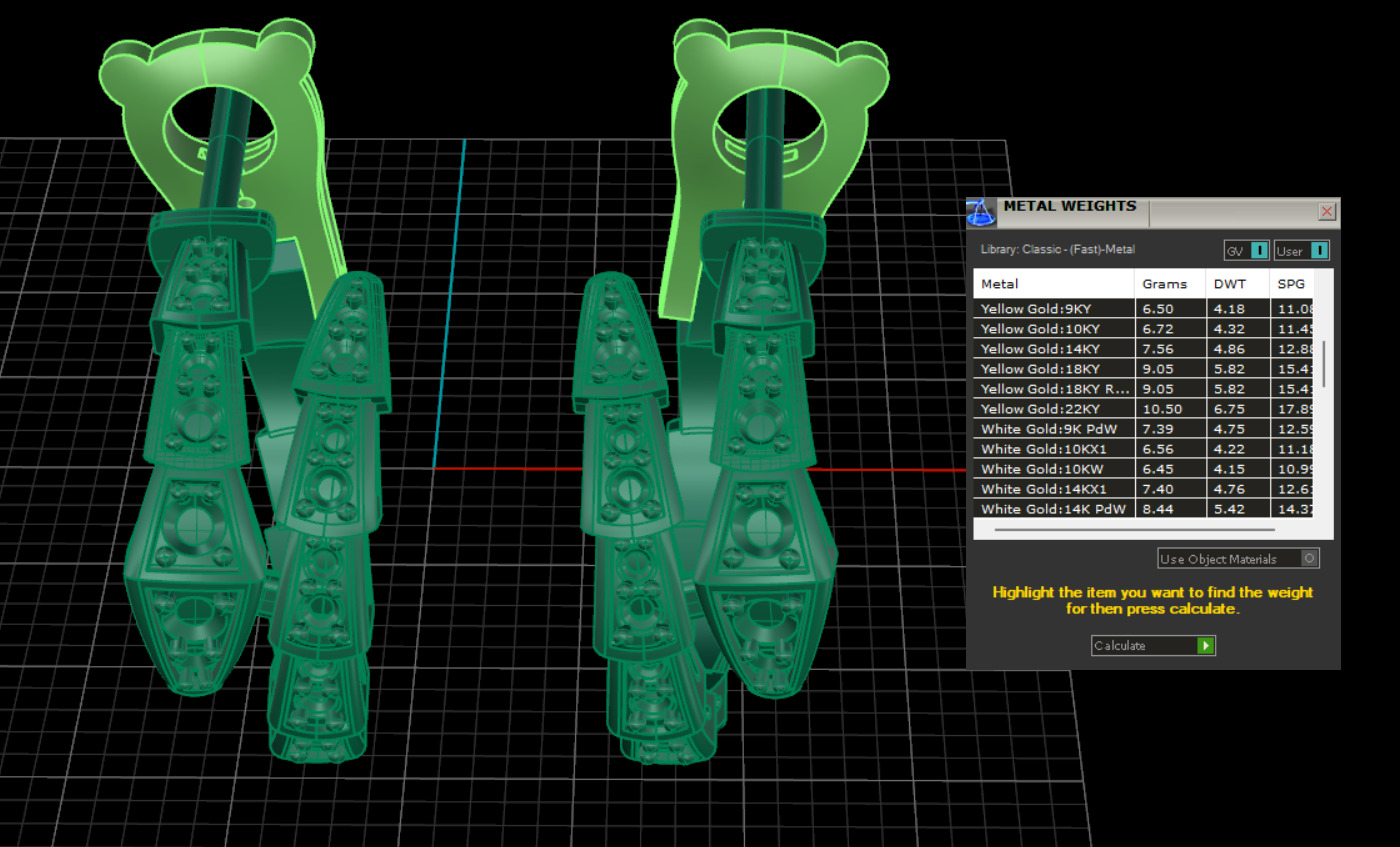 Earrings Bvlgari 3D print model_12