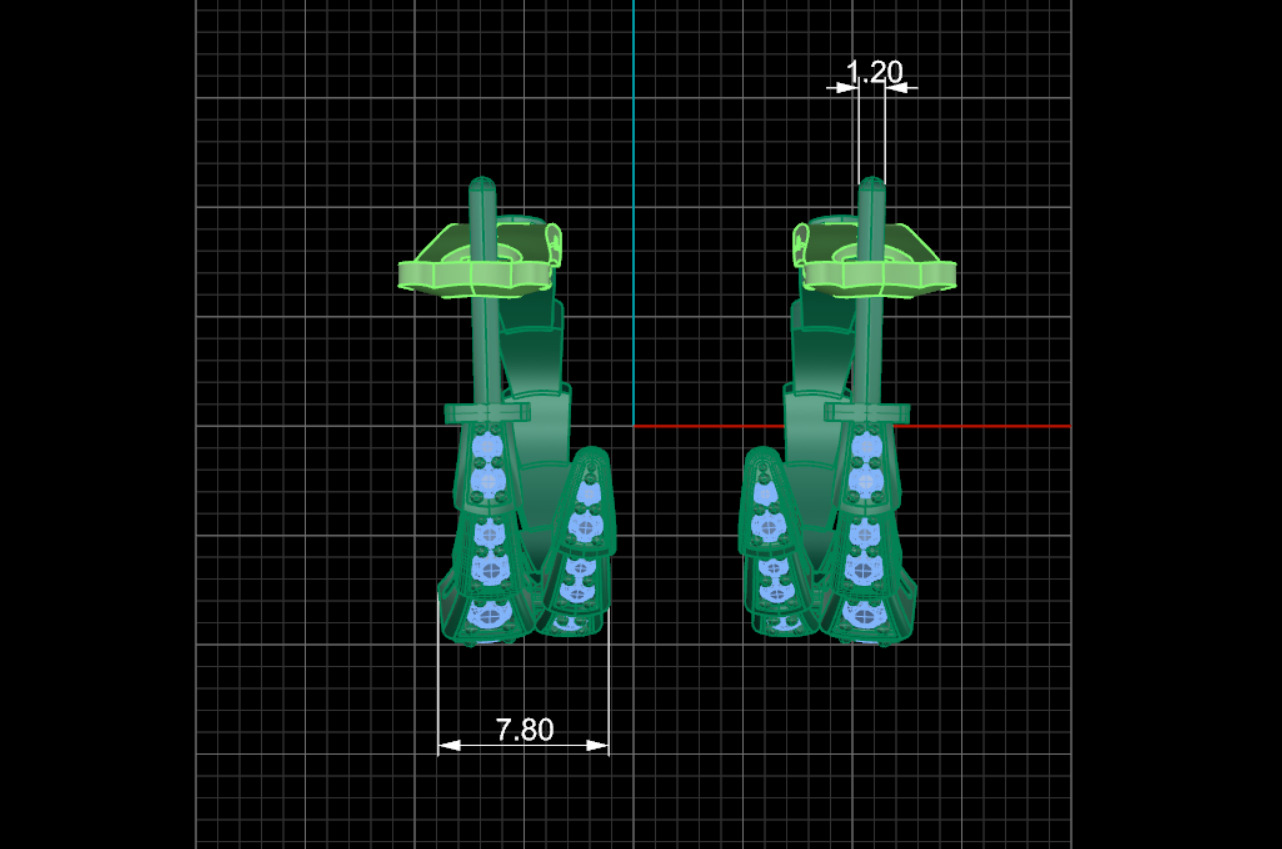 Earrings Bvlgari 3D print model_9