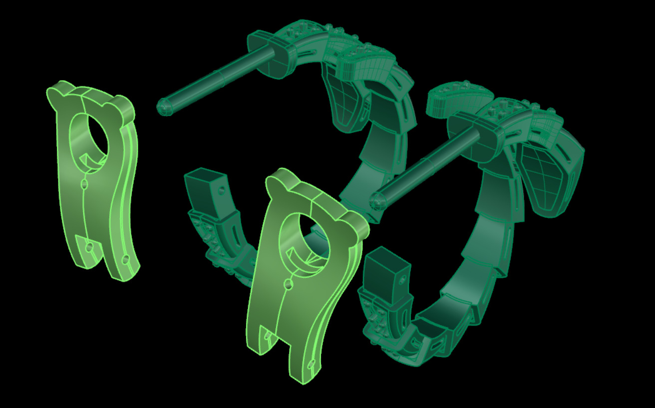 Earrings Bvlgari 3D print model_14