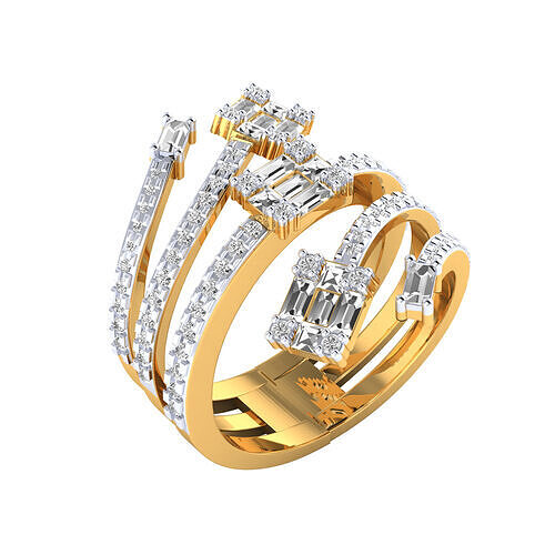  Women Ring Render 3dm STL MTL SLC JCD OBJ FBX Details 3D print model