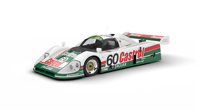 Jaguar XJR-9 Castrol Racing 1988 3d model 3D model