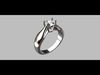 Solitaire Ring Gemstone 53pts 3D print model_1