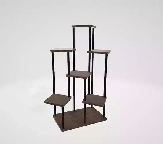 Outsunny 7 Tier Plant Stand Low-poly 3D model