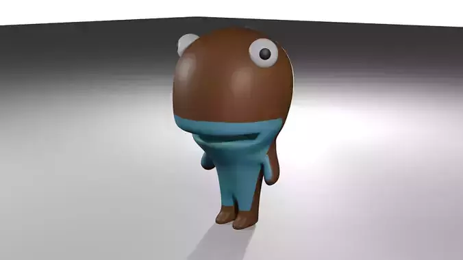 Jug the Dinosaur Low-poly 3D model