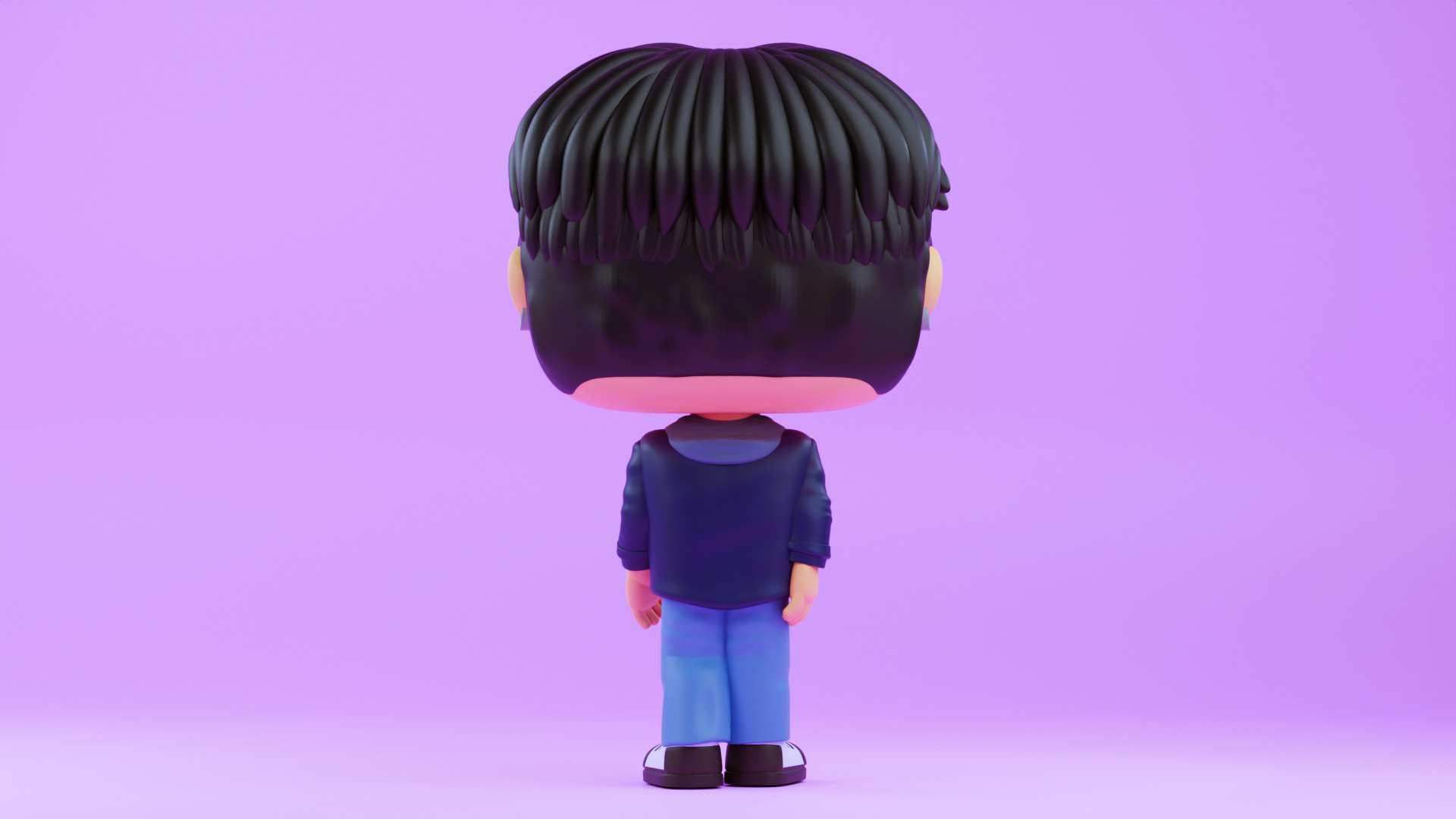 Jinu Funko pop from the movie K pop Demon Hunters 3D print model_8