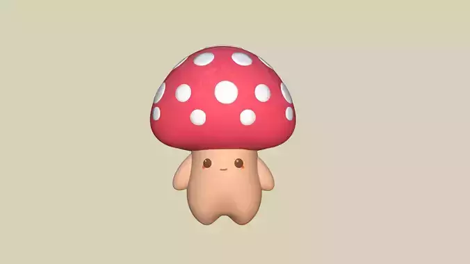 Cute little mushroom