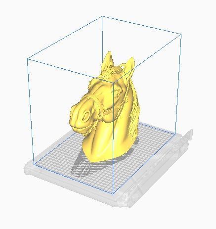 horse head 3D print model_10