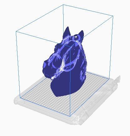 horse head 3D print model_9