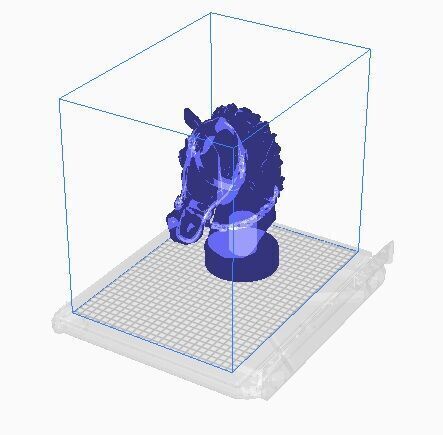 horse head 3D print model_9