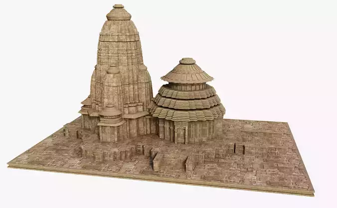 Konark Sun temple 3D model