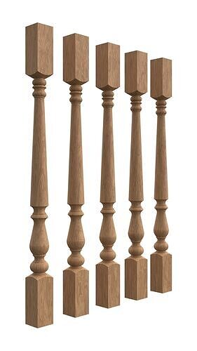 Stair baluster 07-1 3D print model