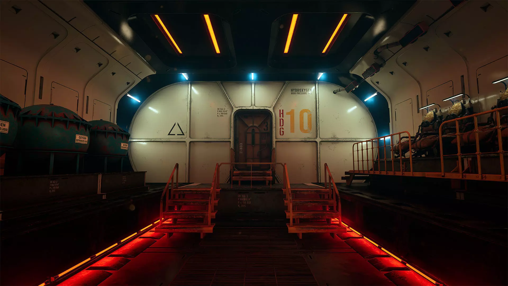 Deep Water Station Low-poly 3D model_0