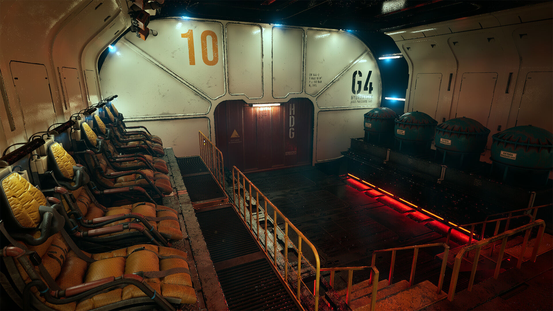 Deep Water Station Low-poly 3D model_23