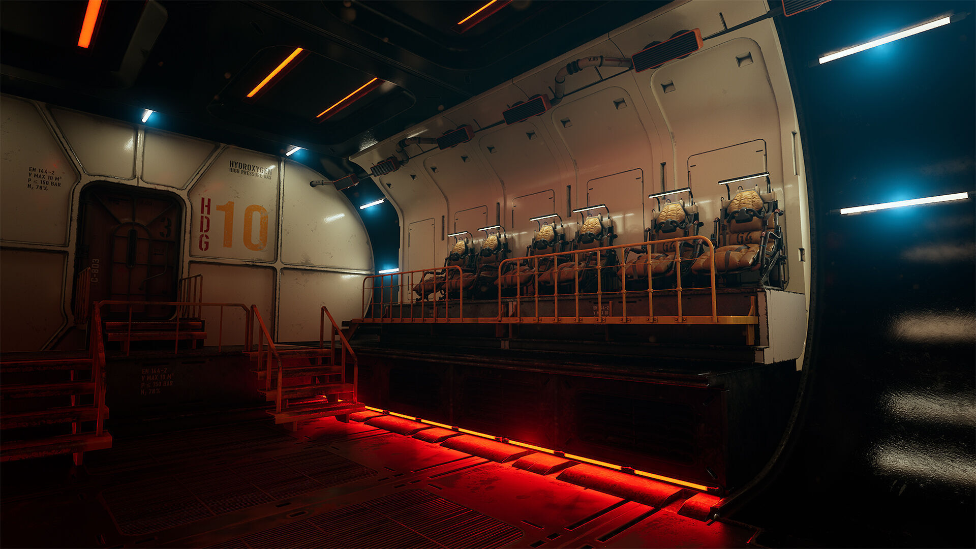 Deep Water Station Low-poly 3D model_2