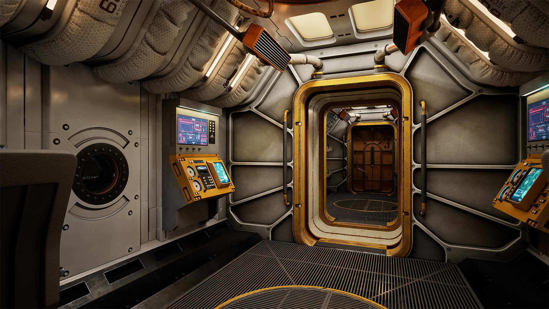 Deep Water Station Low-poly 3D model_14