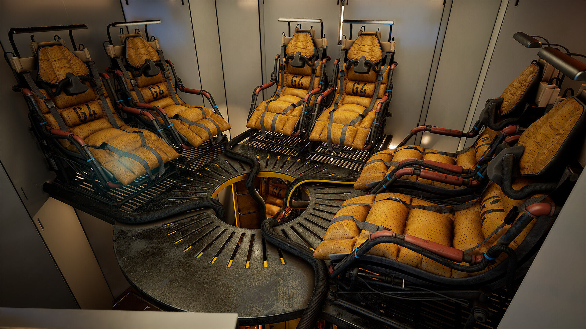 Deep Water Station Low-poly 3D model_21