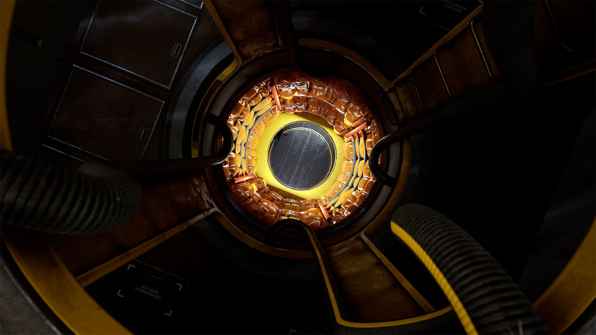 Deep Water Station Low-poly 3D model_19