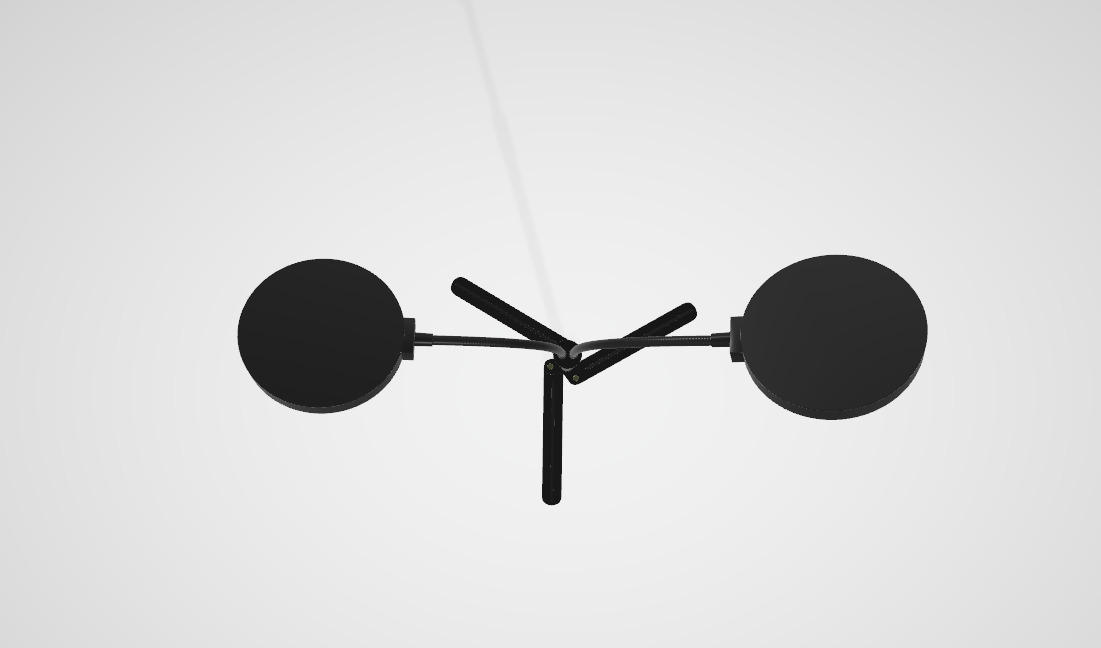 Indoor Plant Grow Light Low-poly 3D model_2