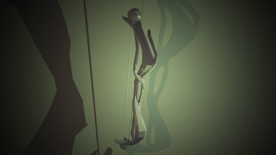 Wooden Bow Free low-poly 3D model_2