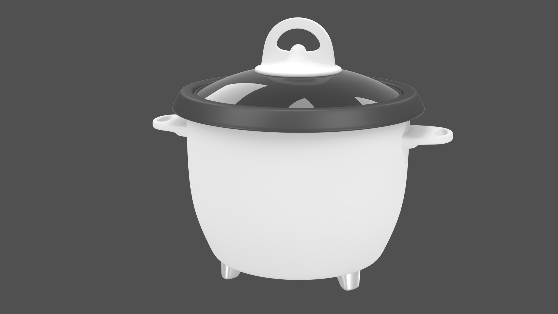 Rice Cooker 3D model_3