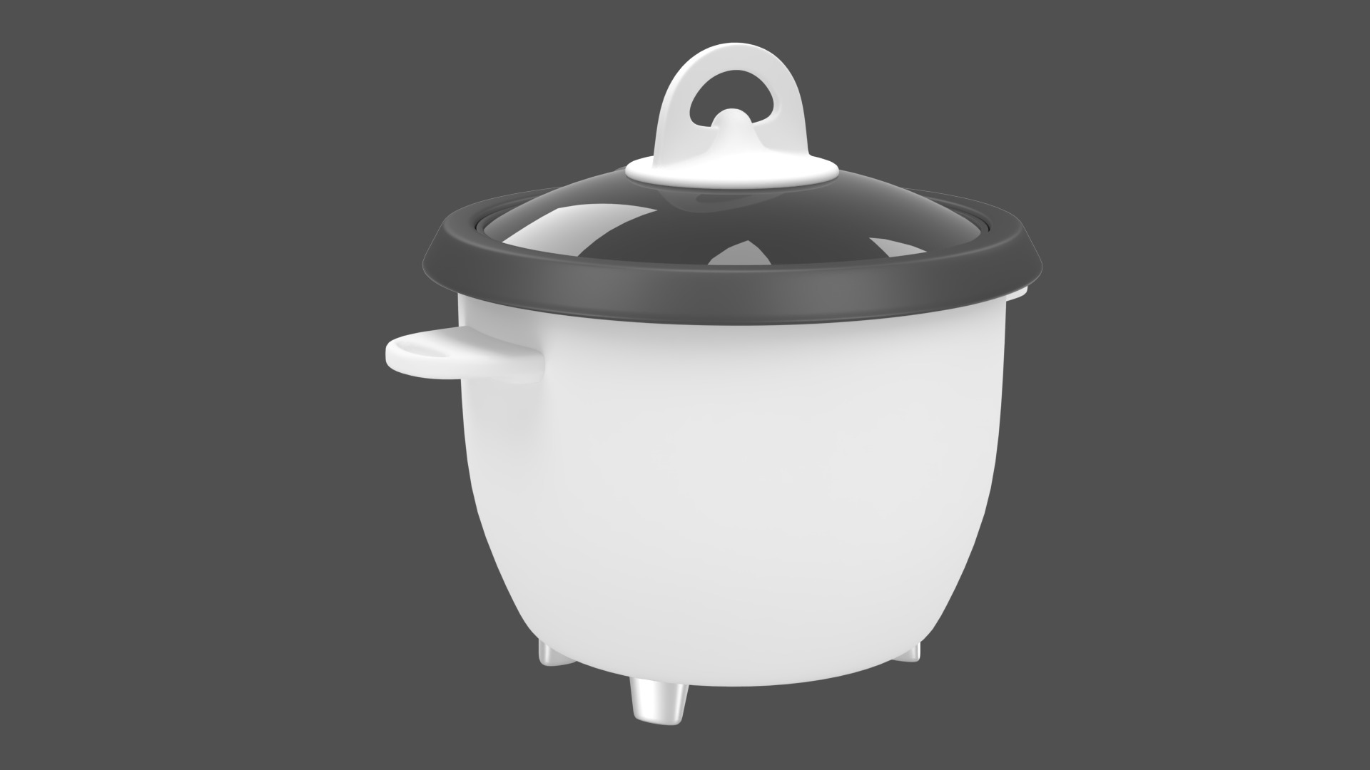 Rice Cooker 3D model_1