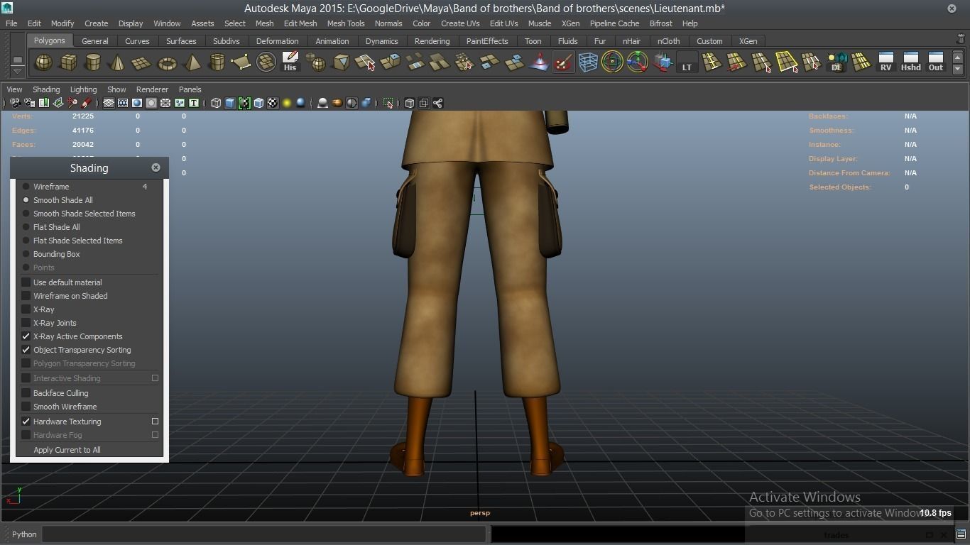 cartoon WW2 Character - Lieutenant 3D model_31