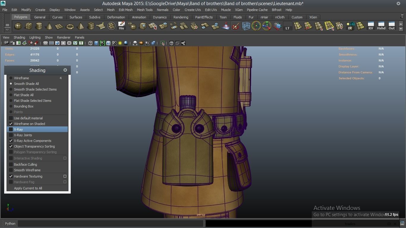cartoon WW2 Character - Lieutenant 3D model_34