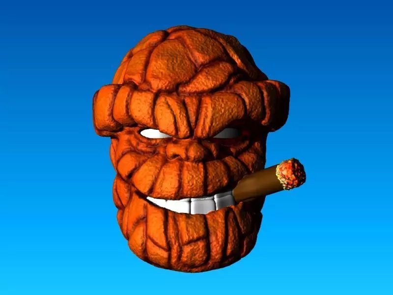 THE THING LA MOLE FANTASTIC FOUR CUSTOM ACTION FIGURE MARVEL 3D print model_0