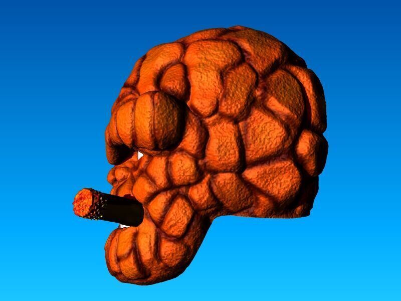 THE THING LA MOLE FANTASTIC FOUR CUSTOM ACTION FIGURE MARVEL 3D print model_1