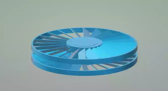 Flying fan toy