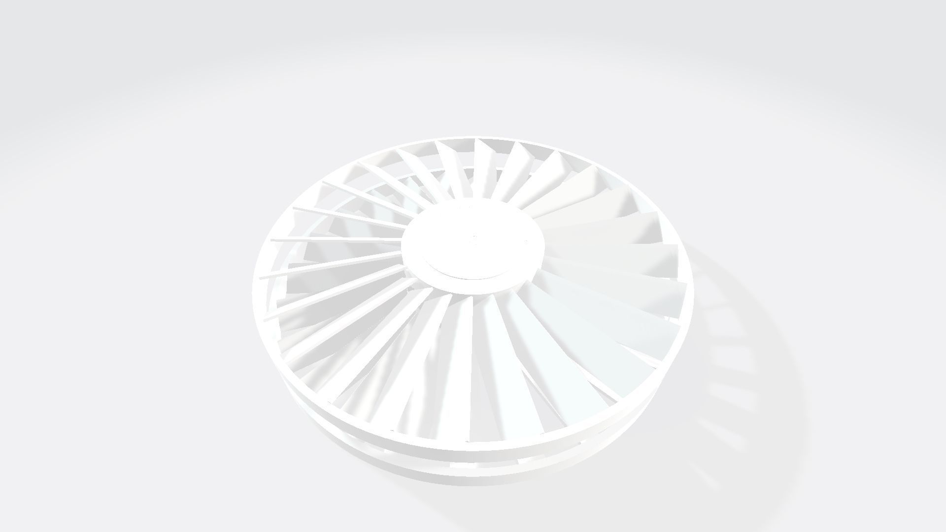Flying fan toy Free 3D model_1