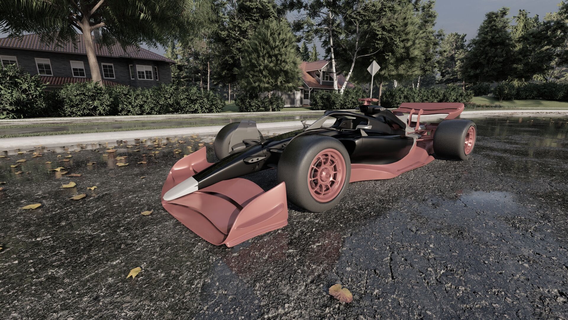 FORMULA 1 BOLID CAR 3D model_7