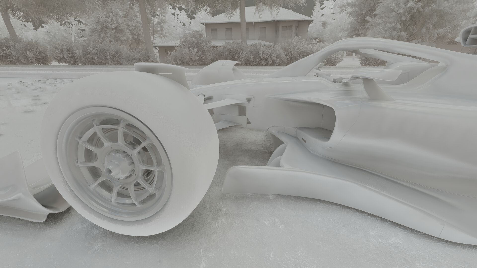 FORMULA 1 BOLID CAR 3D model_36