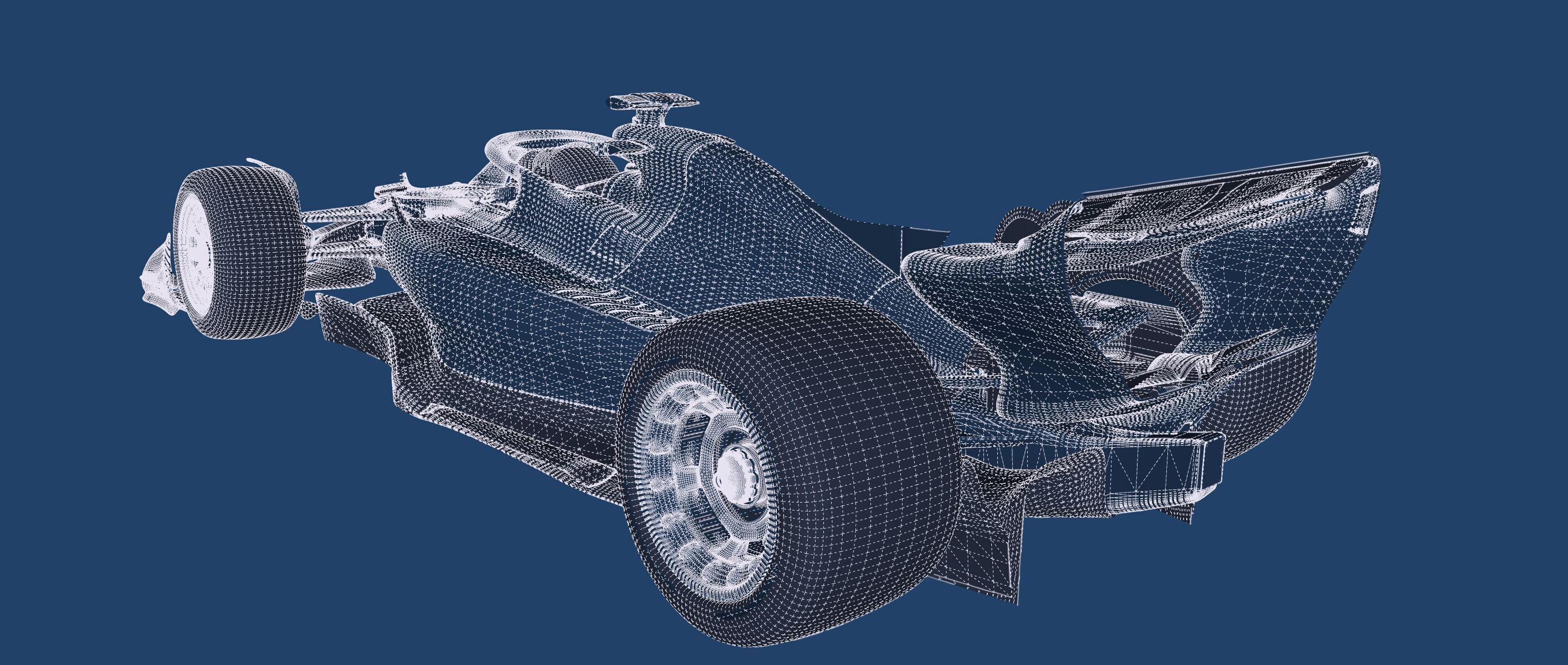 FORMULA 1 BOLID CAR 3D model_46